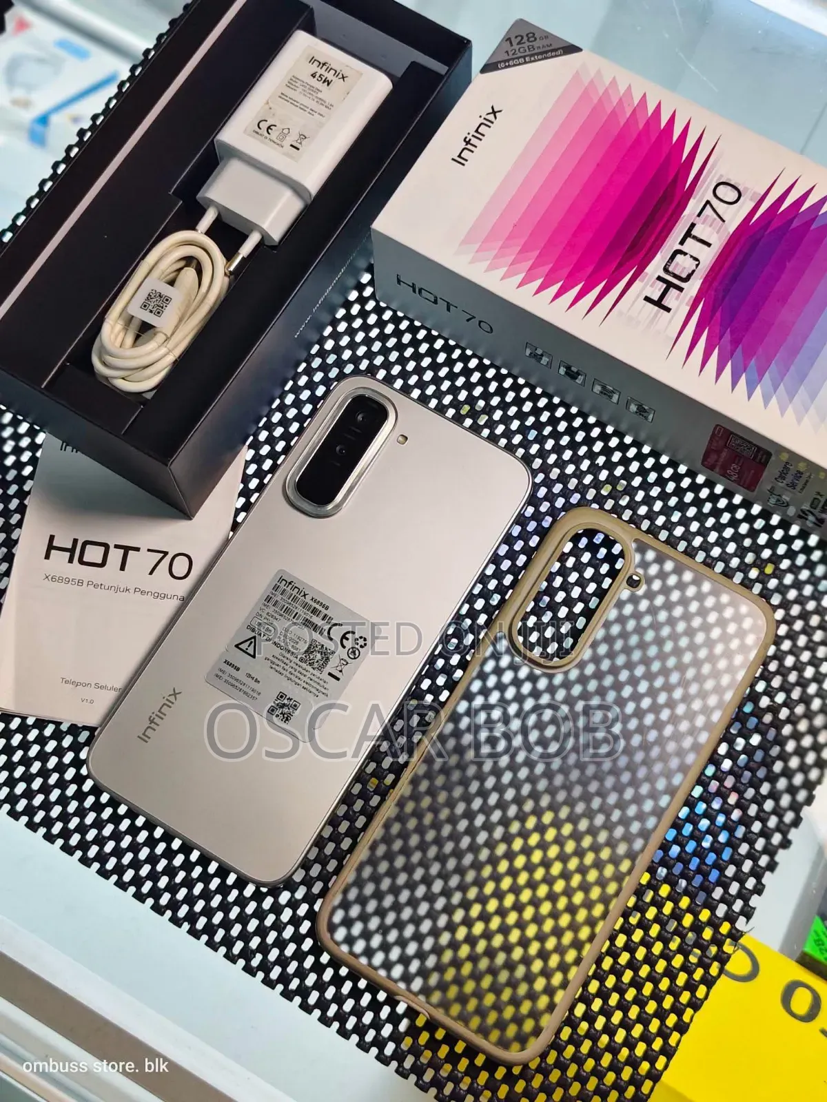 New Infinix Hot 70 128 GB White