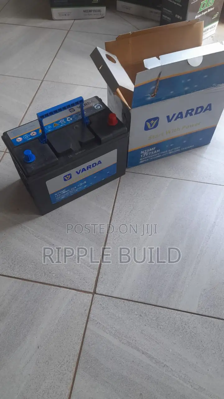 75Ah Varda N75/L Left Hand Car Battery 700CCA 12V
