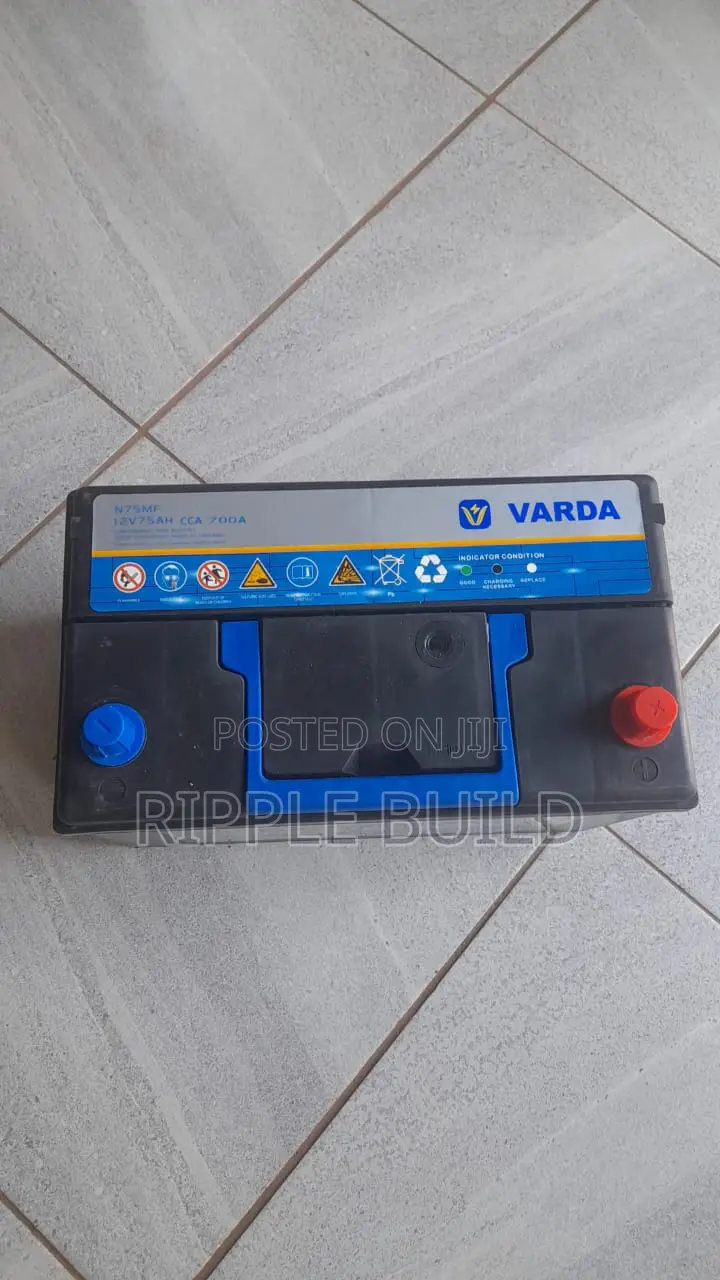 75Ah Varda N75/L Left Hand Car Battery 700CCA 12V