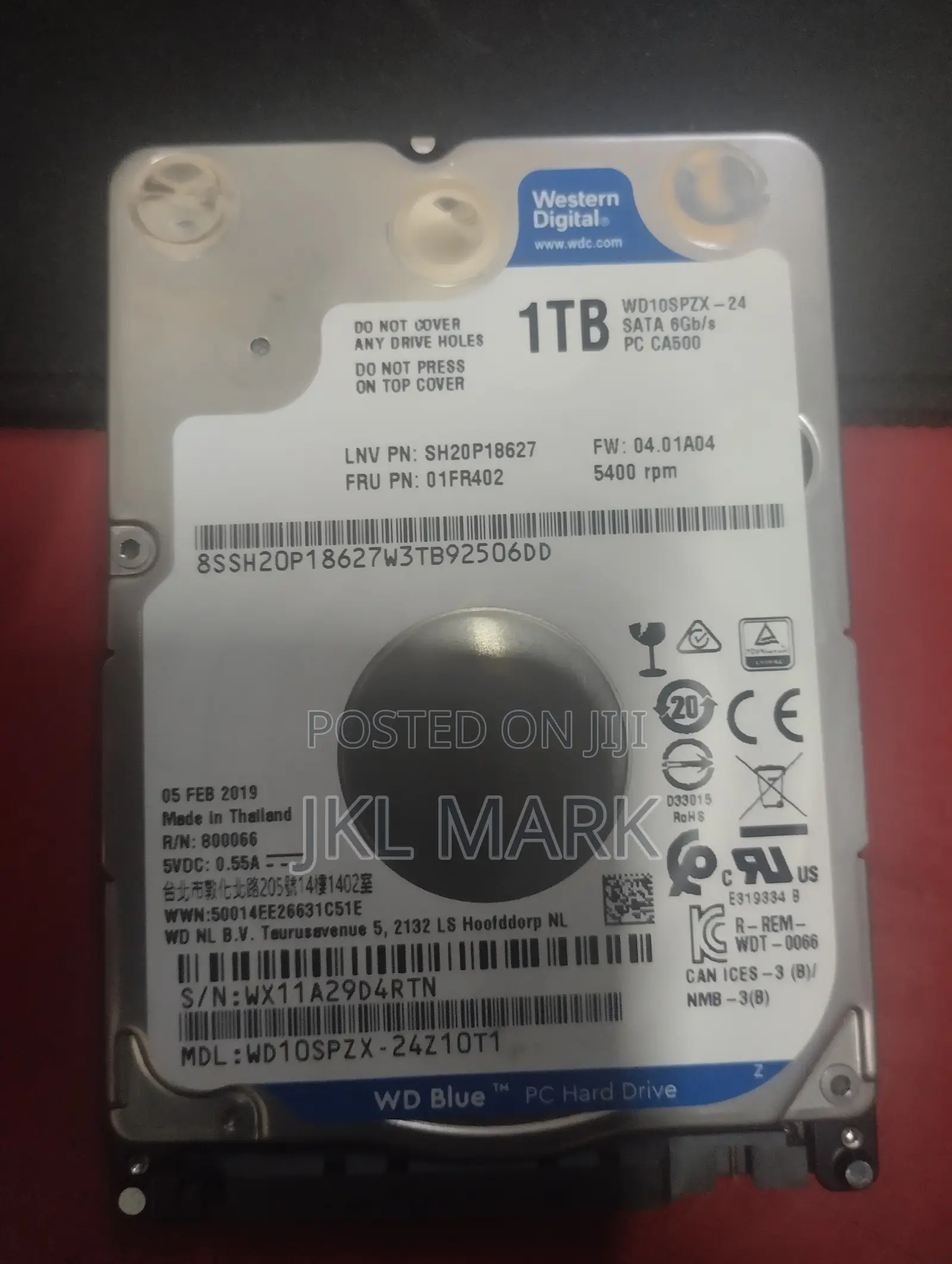 Western Digital Blue 1TB 2.5-Inch Laptop Internal Hard Drive