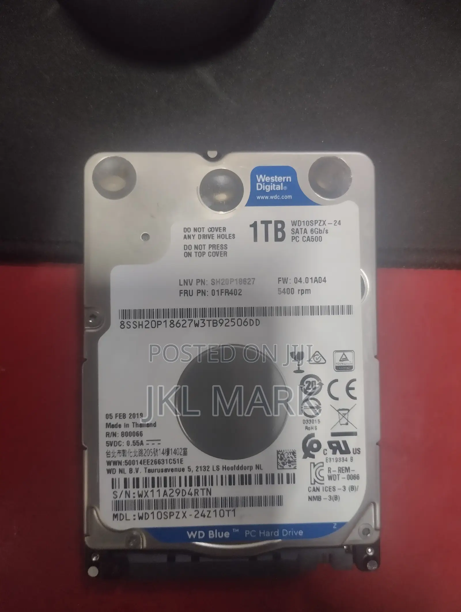 Western Digital Blue 1TB 2.5-Inch Laptop Internal Hard Drive