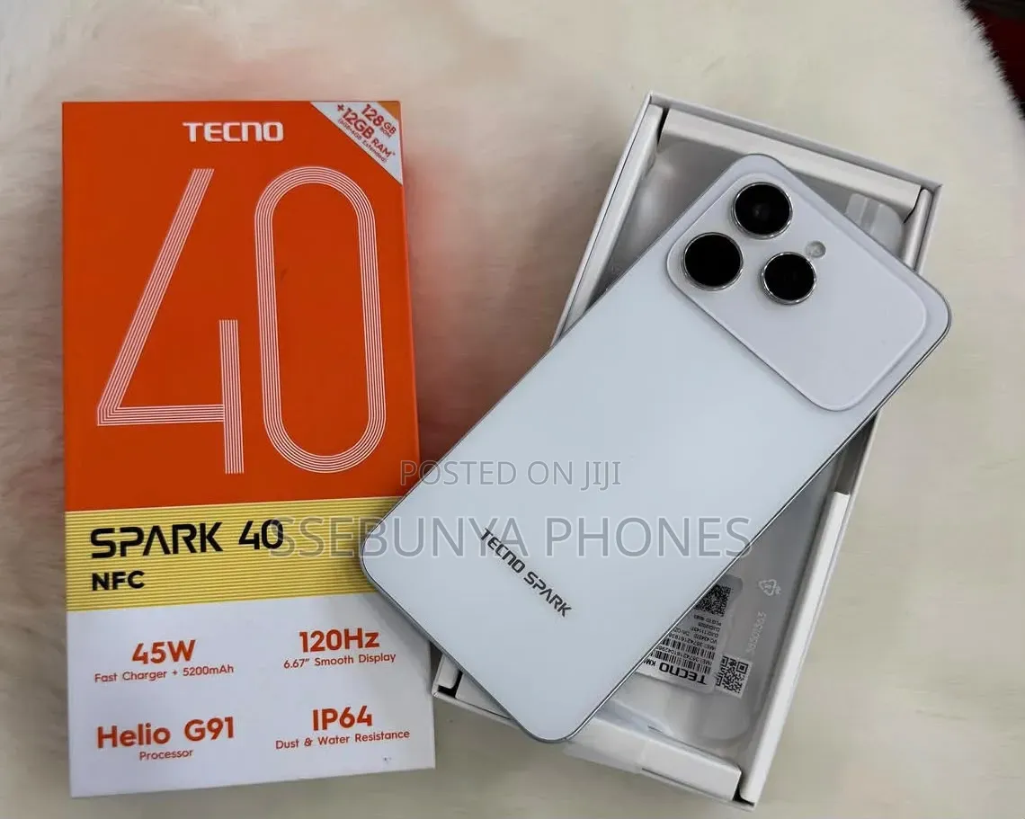 New Tecno Spark 40 256 GB White