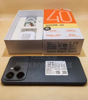 New Tecno Spark 40 256 GB Black