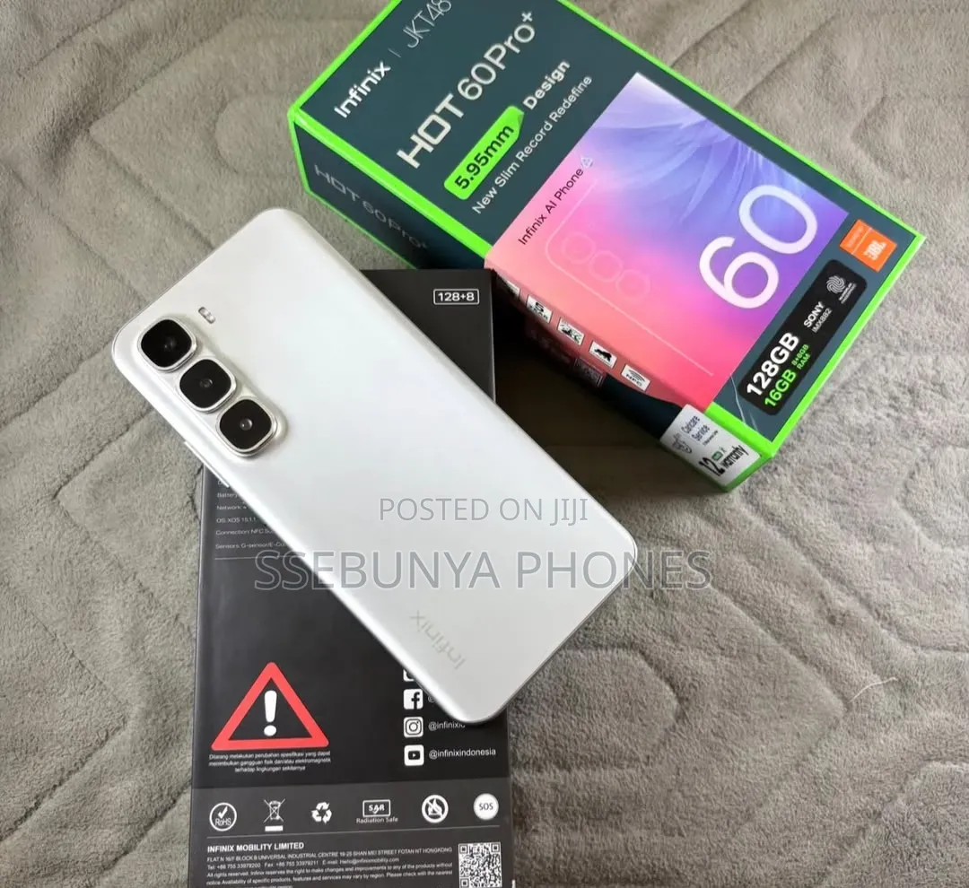 New Infinix Hot 60 Pro+ 256 GB Silver