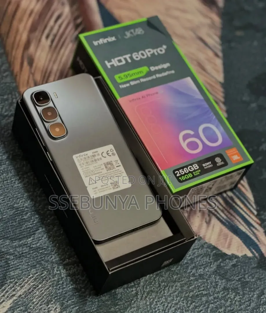 New Infinix Hot 60 Pro+ 256 GB Black