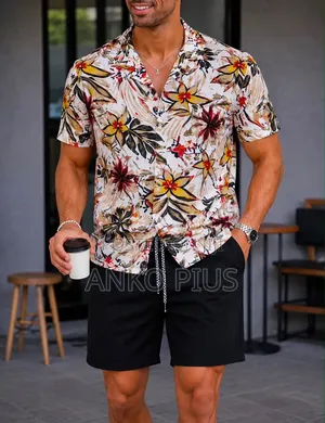 Two Piece Vintage Short and Shirt