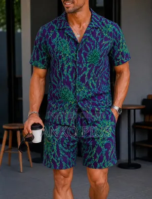 Two Piece Vintage Short and Shirt