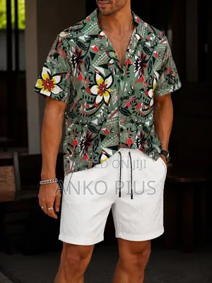 Two Piece Vintage Short and Shirt