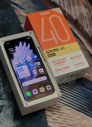 New Tecno Spark 40 Pro+ 256 GB Black