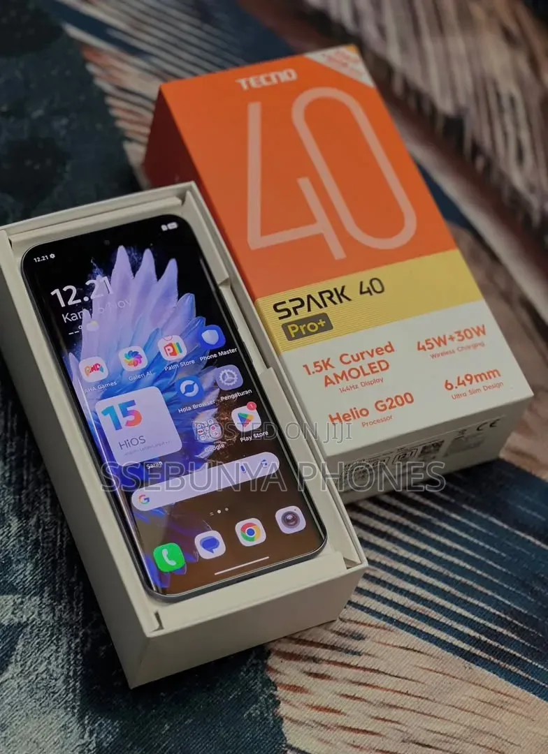 New Tecno Spark 40 Pro+ 256 GB Black