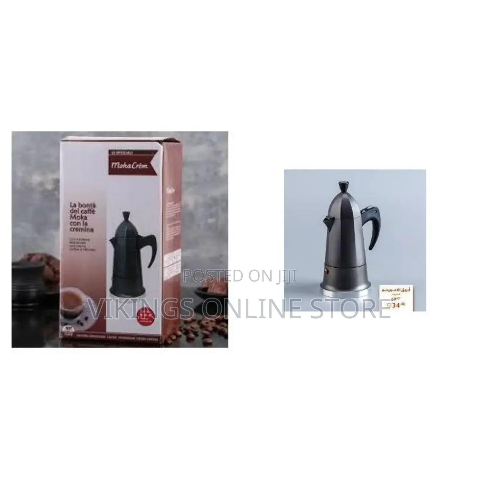 6 Cups Moka Pot Large Capacity Stainless Steel 304 Moka Pot Coffee