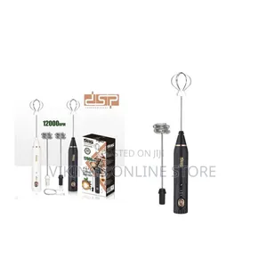 DSP 2 in 1 Battery Rechargeable Milk Frother for Coffee, Tea, Matcha