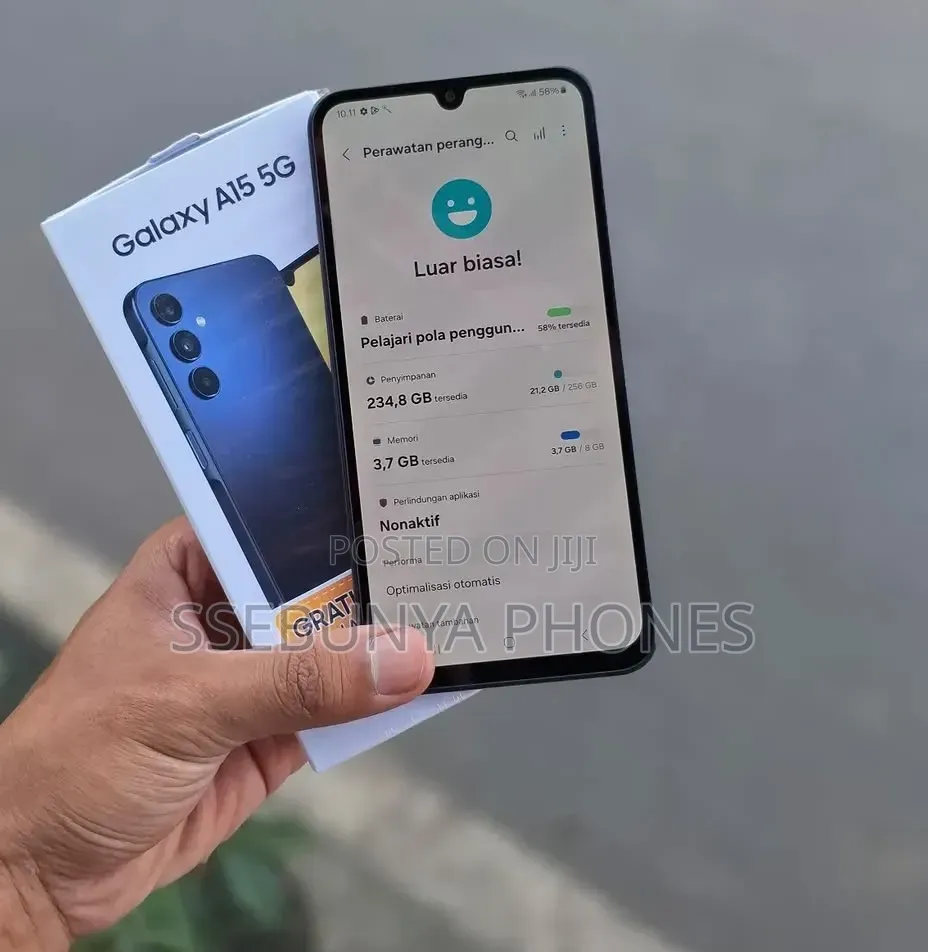 New Samsung Galaxy A15 5G 256 GB Blue