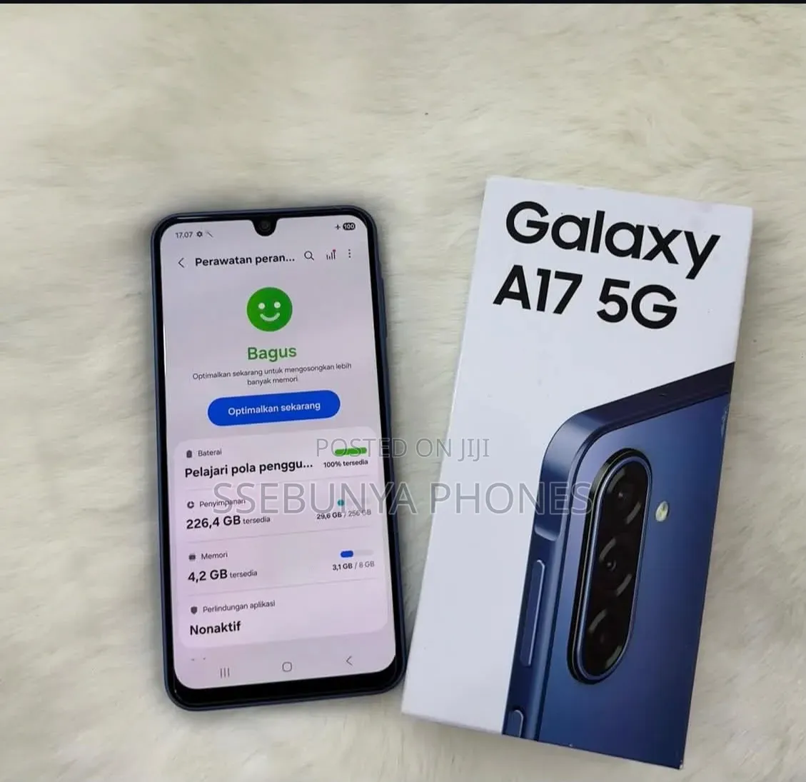 New Samsung Galaxy A17 5G 256 GB Blue