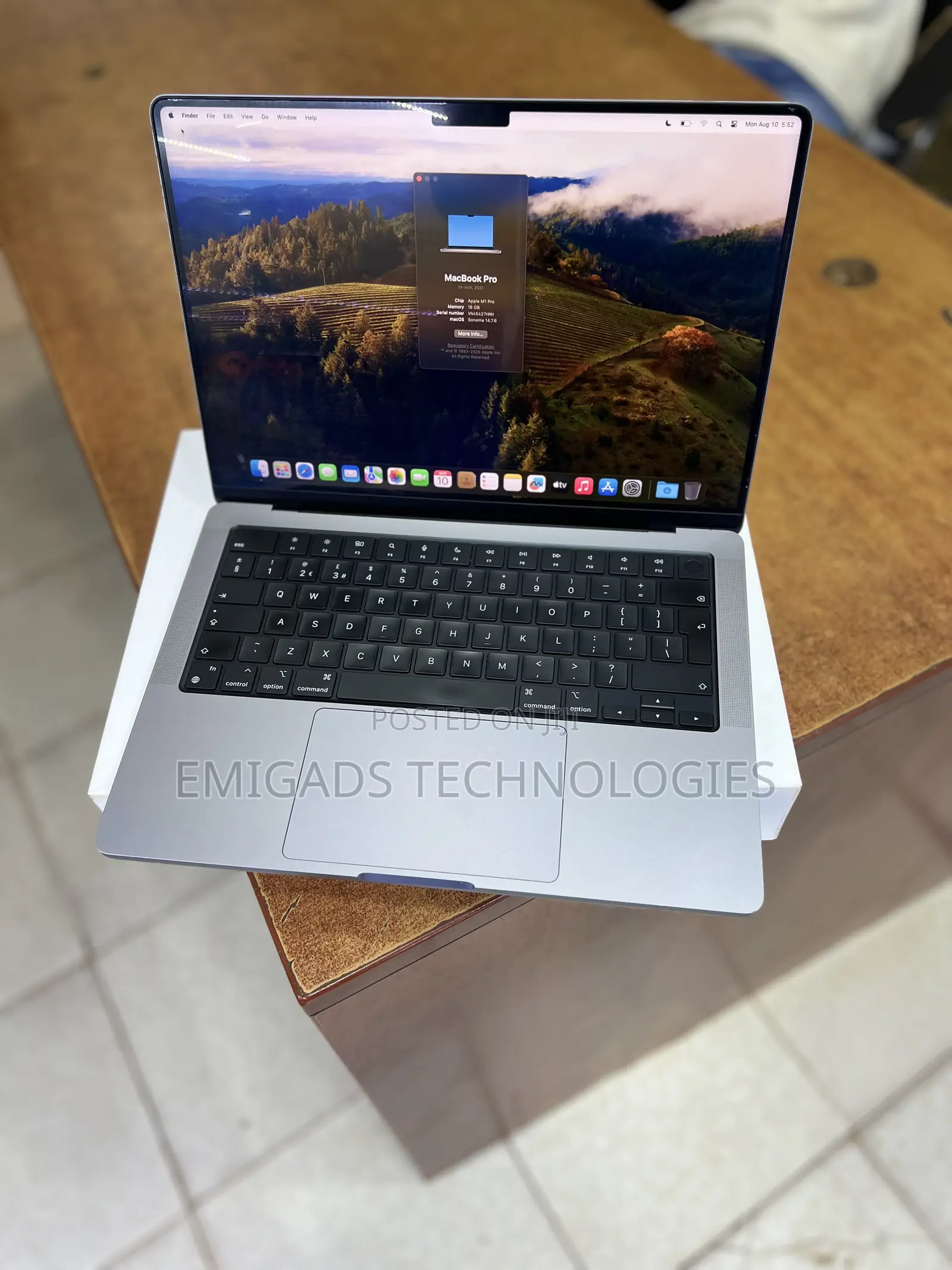 Laptop Apple MacBook Pro 16GB Intel Core M SSHD (Hybrid) 512GB