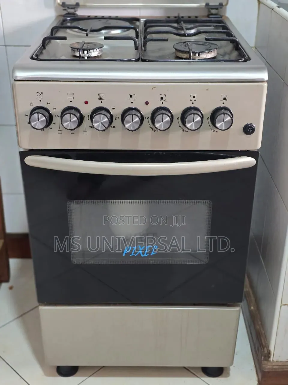 Pixel Gas and Electric Cooker Oven 3+1