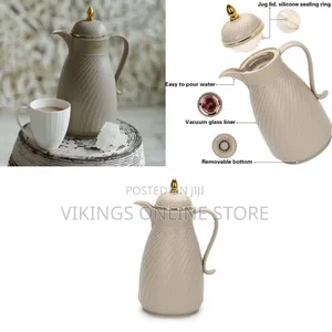1.3 Litre Vacuum Flask Insulated Jug, Classic Thermal Arabic Style