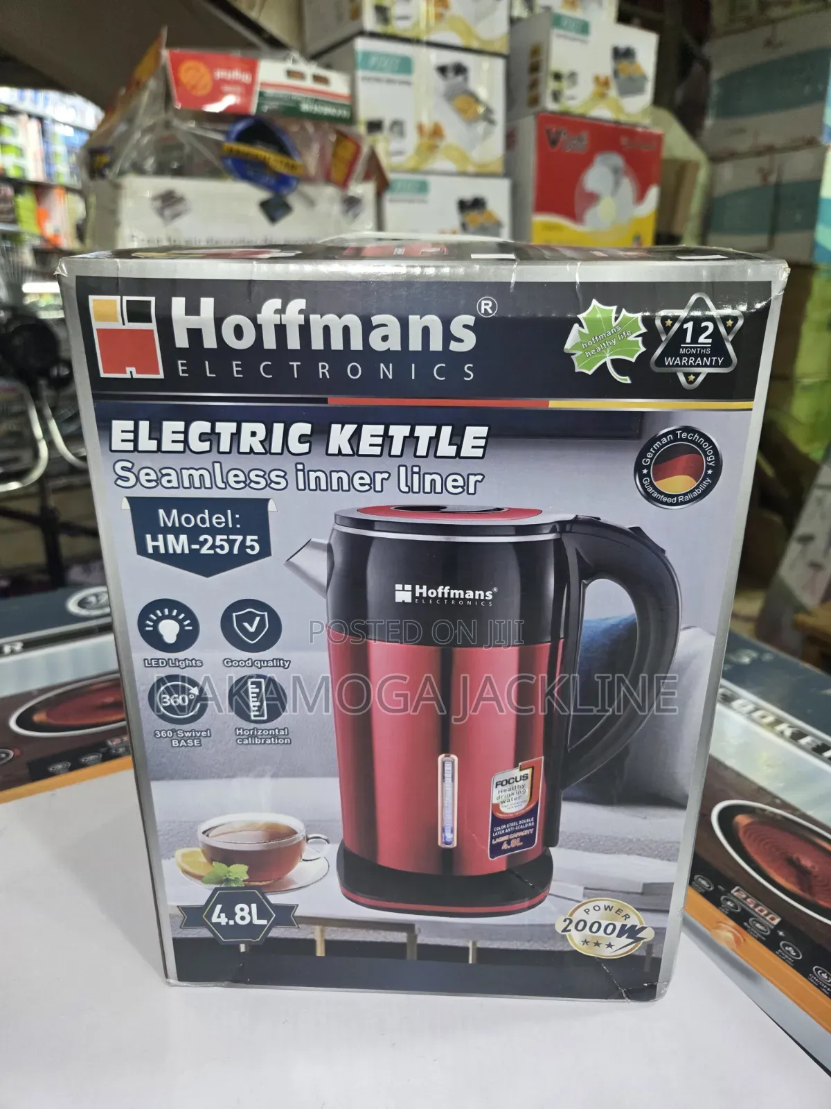 Hoffmans Electric Kettle 4.8L HM-2575