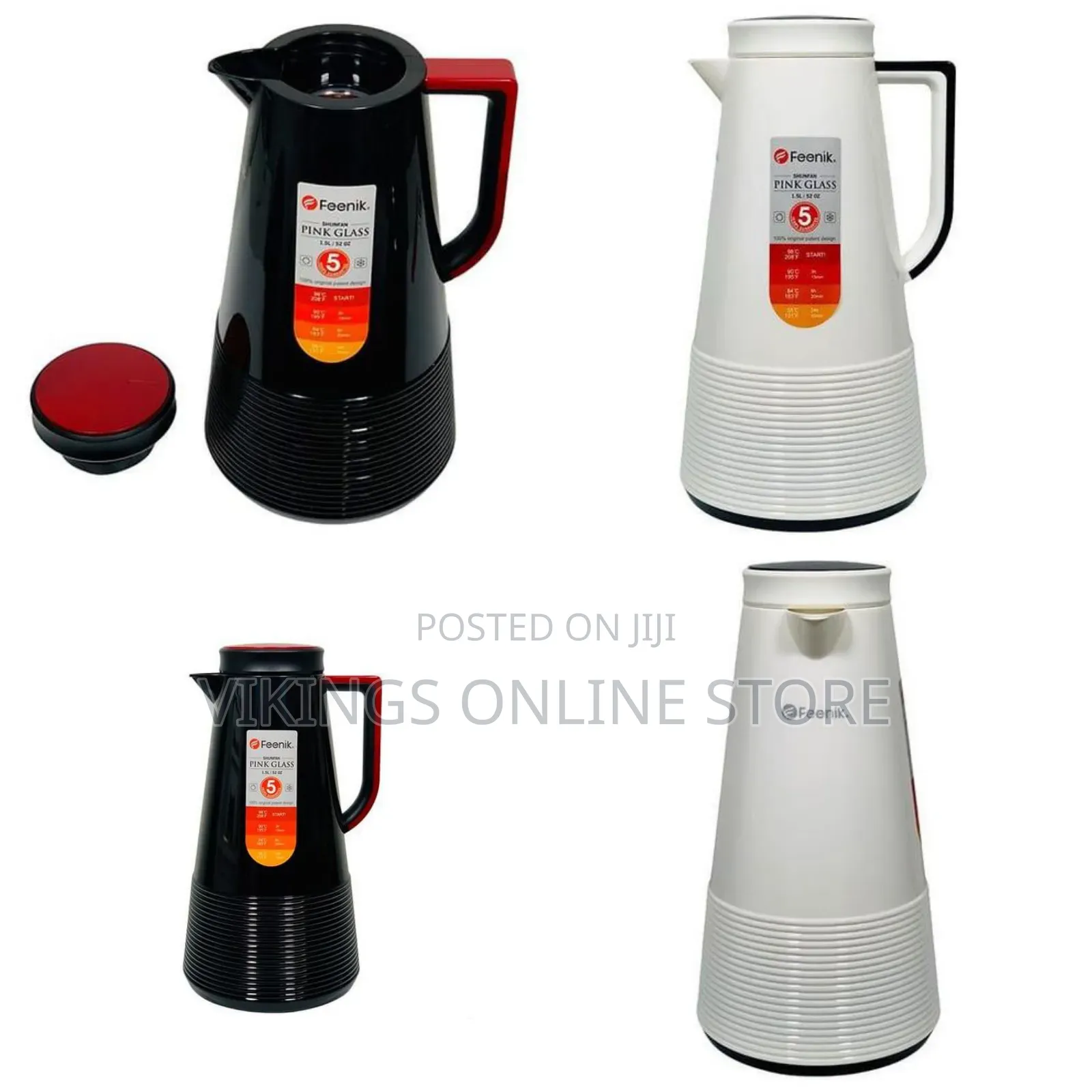 1.5L Vacuum Flask Jug Heat Insulated Thermos for Long Hour Hot