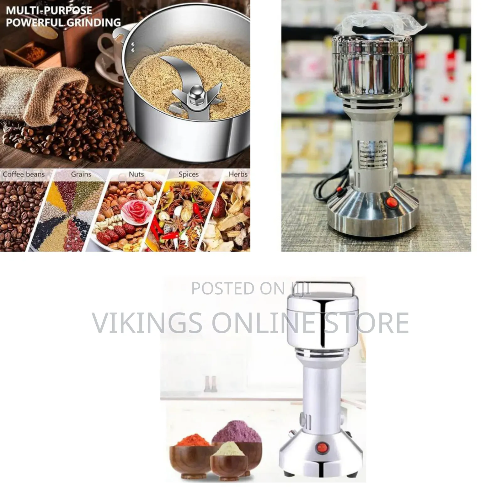 SILVER CREST 400g High Speed Motor Electric Dry Powder Food Grinder