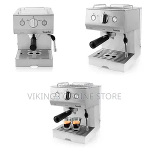 Saachi Espresso Coffee Machine With 15 Bar Automatic Steam Pressure