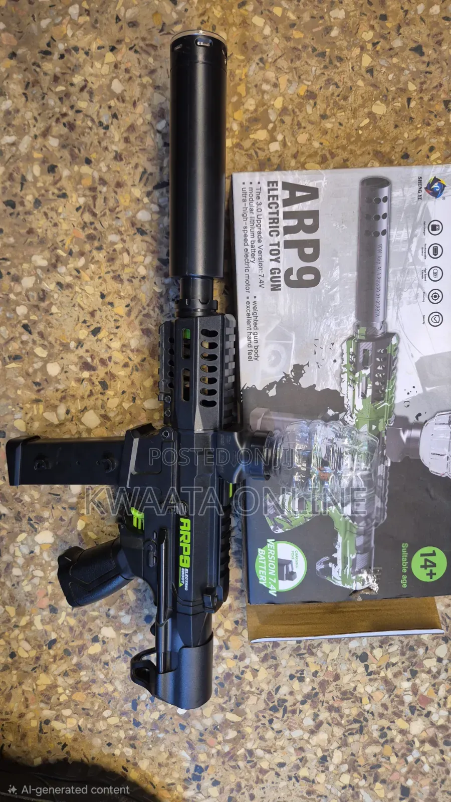 Electric Gel Ball Blaster Toy Gun for Kids Model ARP9