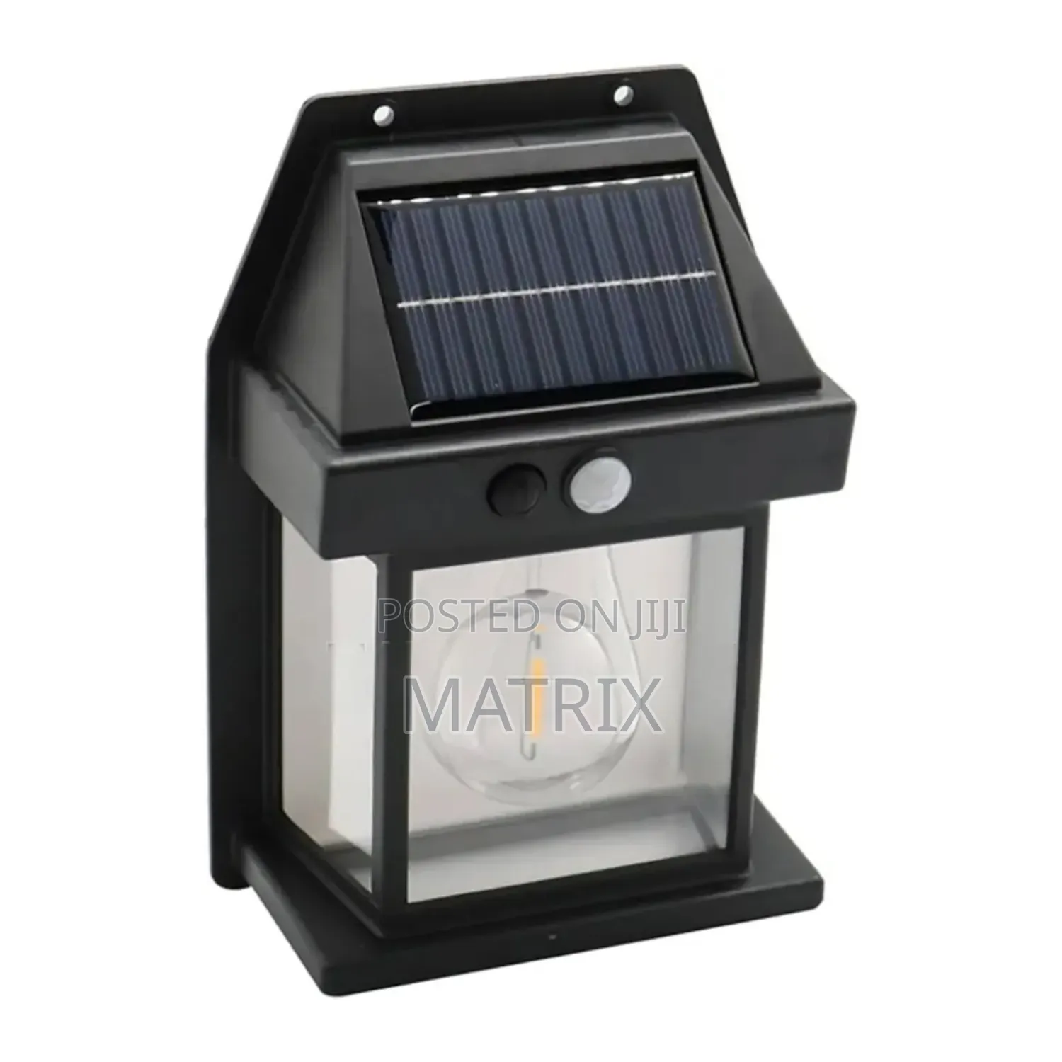 Solar Wall Lamp With a Built-in Motion Sensor