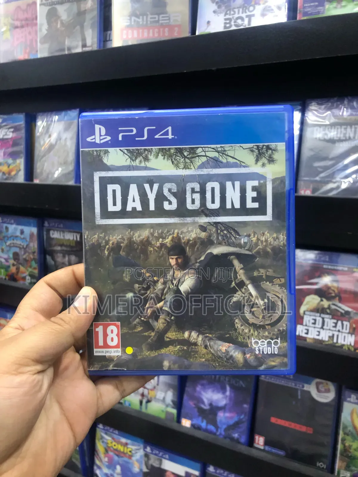 Days Gone PlayStation 4 Game Disc Original PS4 Game CD