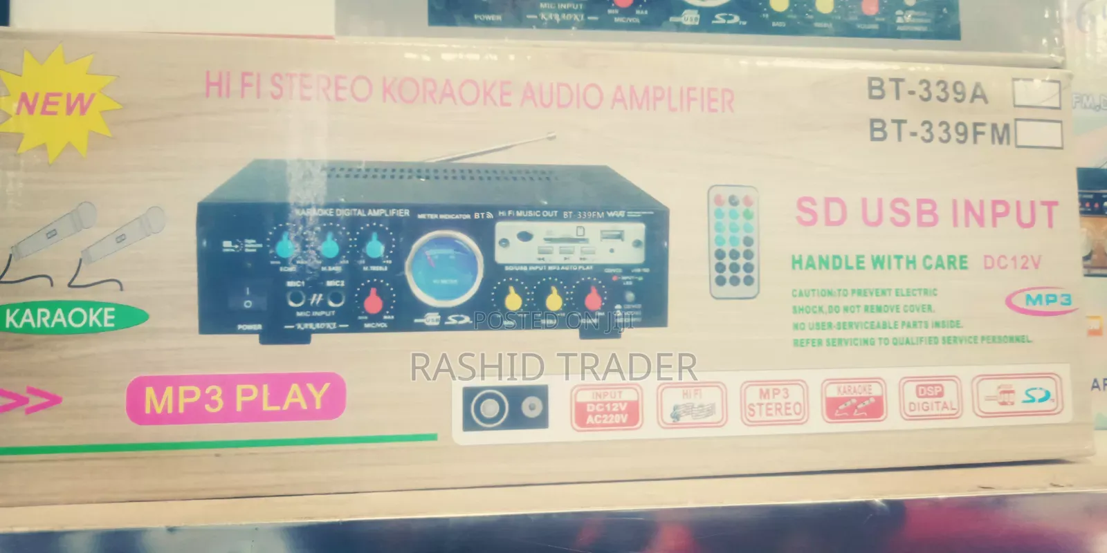 Bt339A Karaoke Amplifier