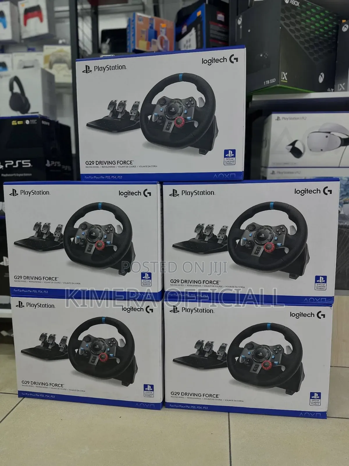 Logitech G29 Driving Force Gaming Steering Wheel PS5 PS4 PC