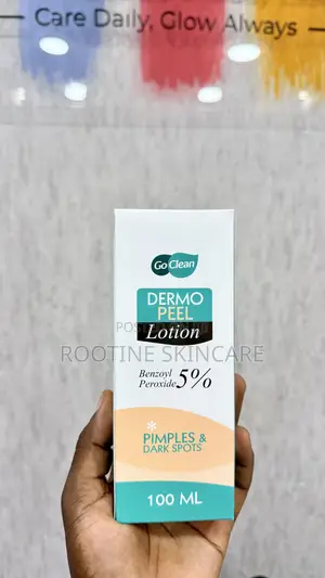 Go Clean Dermo Peel Lotion With 5% Benzoyl Peroxide for Body Acne