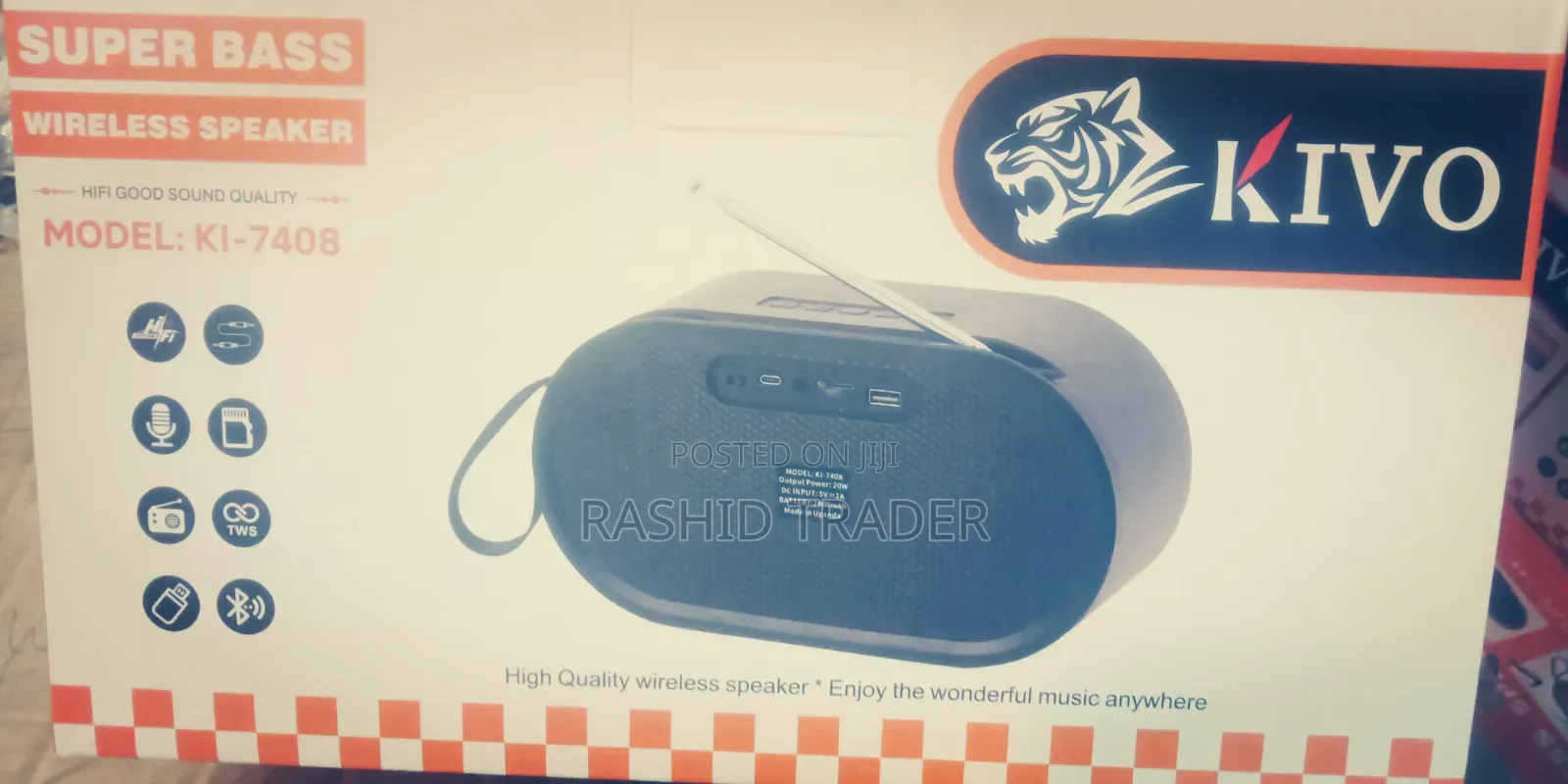 KI-7408 Bt Wireless Speaker
