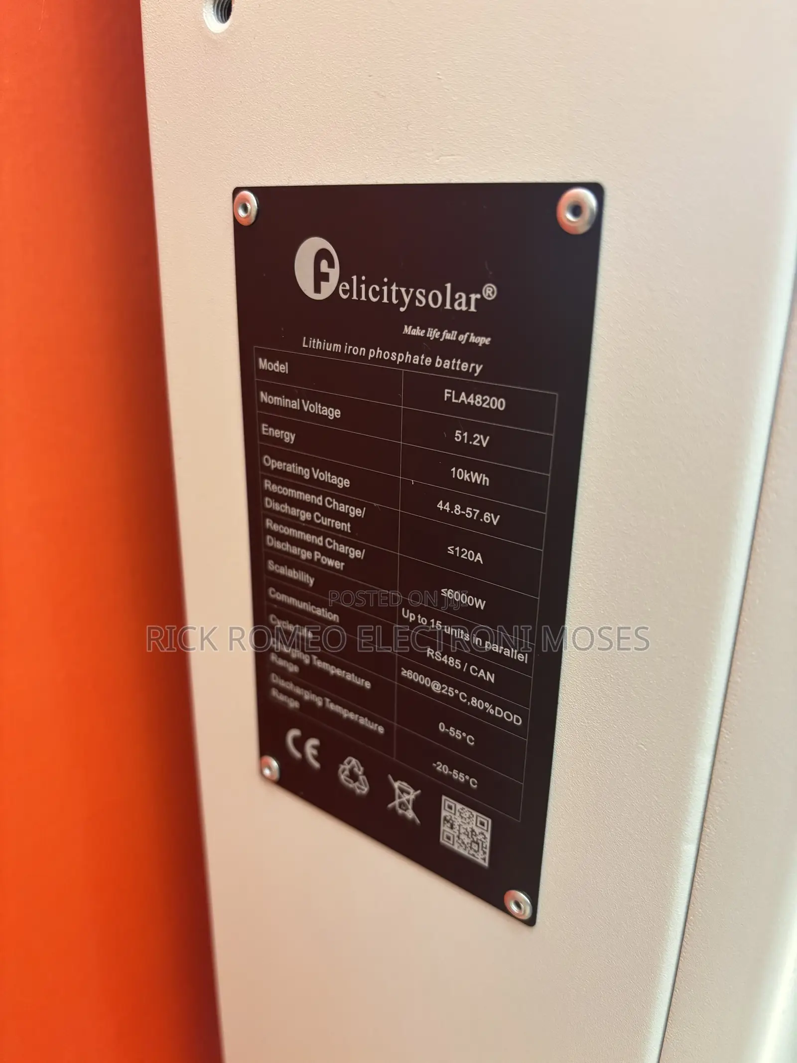 Brand New 10kwh 51.2v Lithium Ion Battery