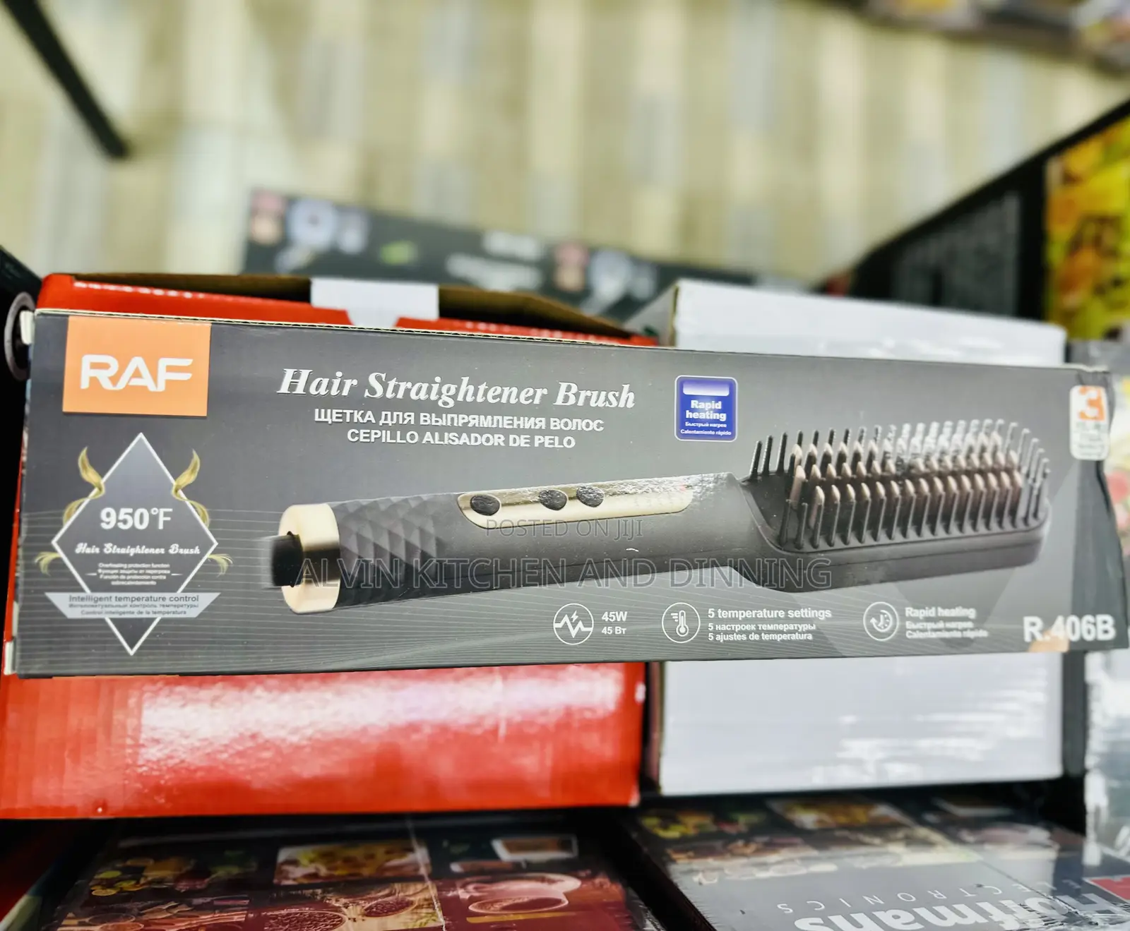 Hair Straightener Brush.