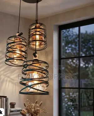 3pcs Stylish Industrial Cluster Pendant Light Chandelier Light
