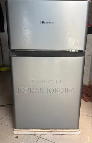 Hisense 120L Double Door Refrigerator (Top Freezer) - Silver
