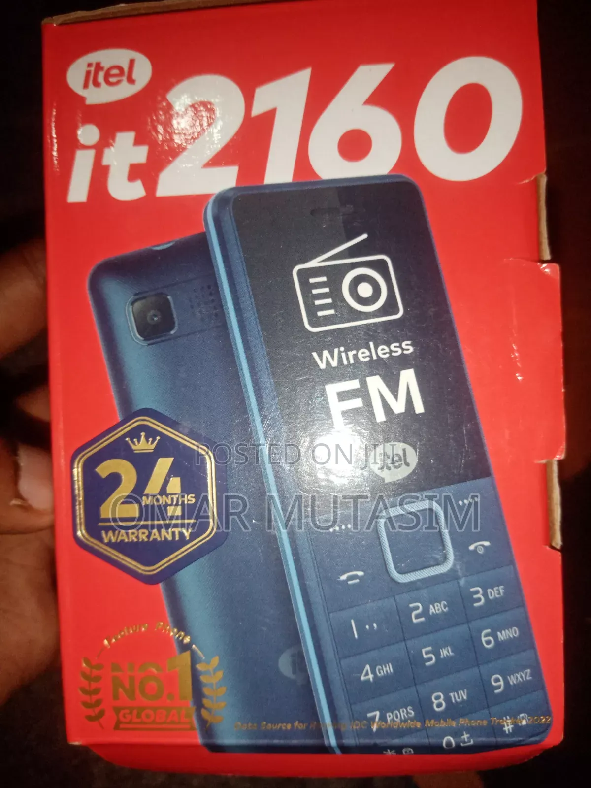 New Itel it2160 Black