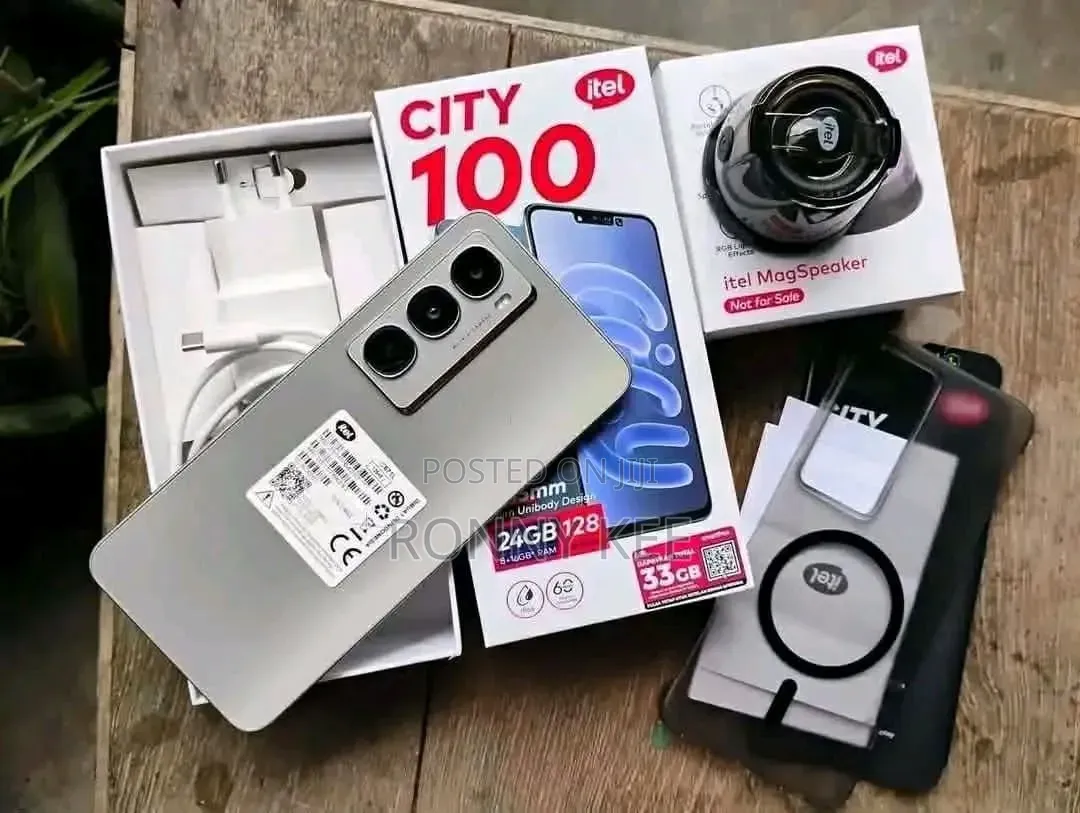 New Itel City 100 128 GB Gray