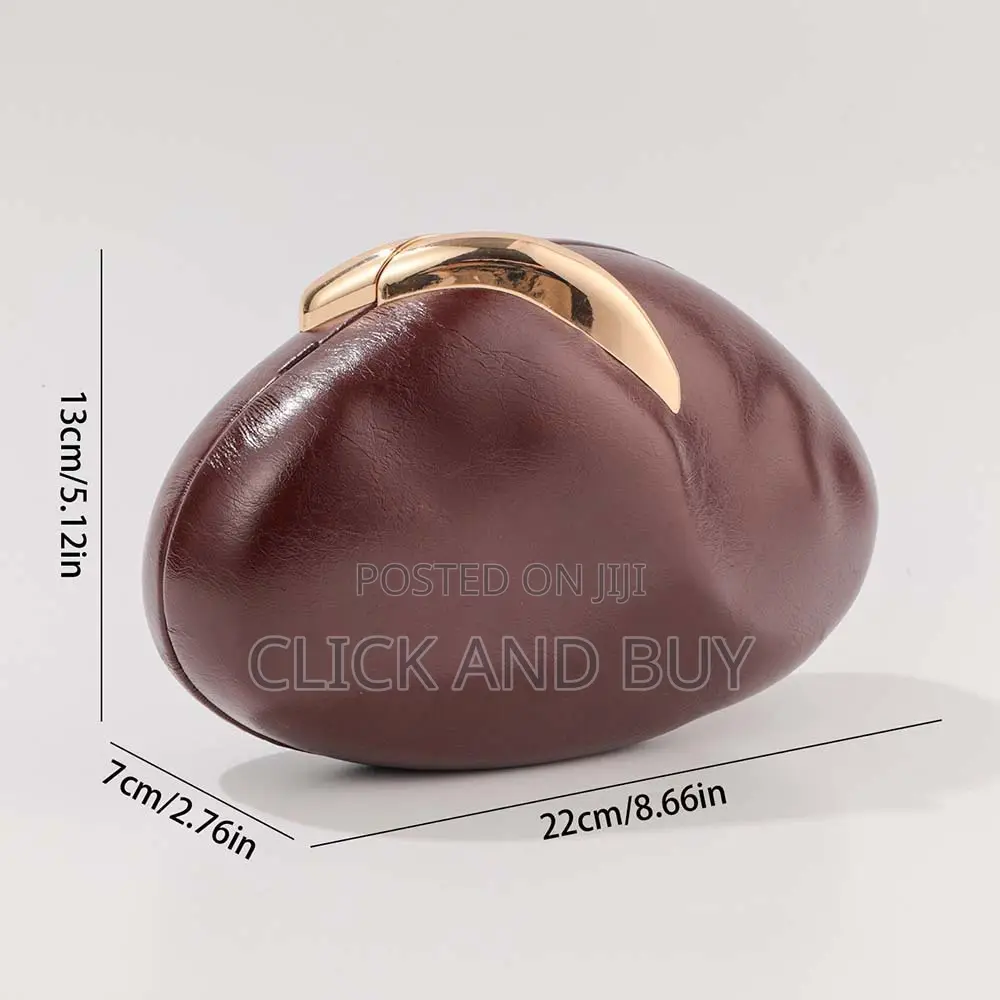 Abstract Sculptural Evening Clutch Bag