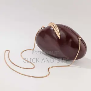 Abstract Sculptural Evening Clutch Bag