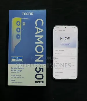New Tecno Camon 50 Pro 256 GB Black