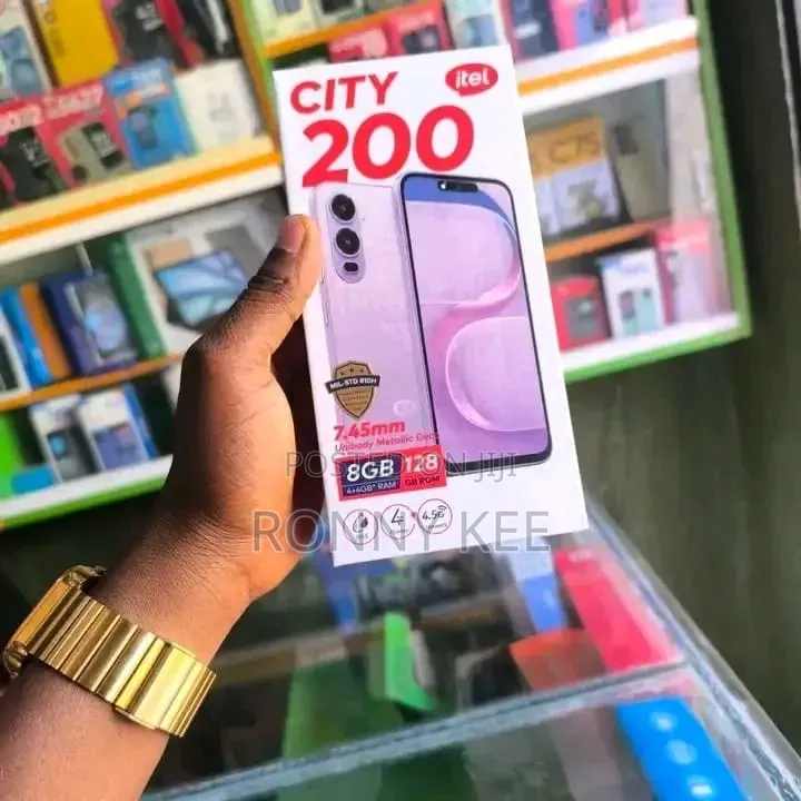 New Itel City 200 128 GB Gray