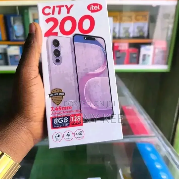 New Itel City 200 128 GB Gray