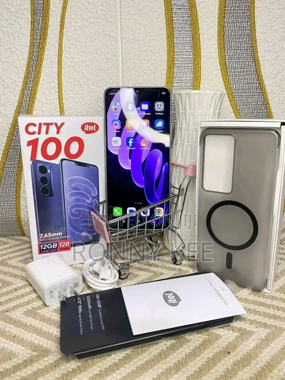 New Itel City 100 128 GB Pink