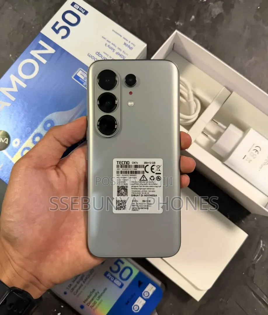 New Tecno Camon 50 Pro 256 GB Silver