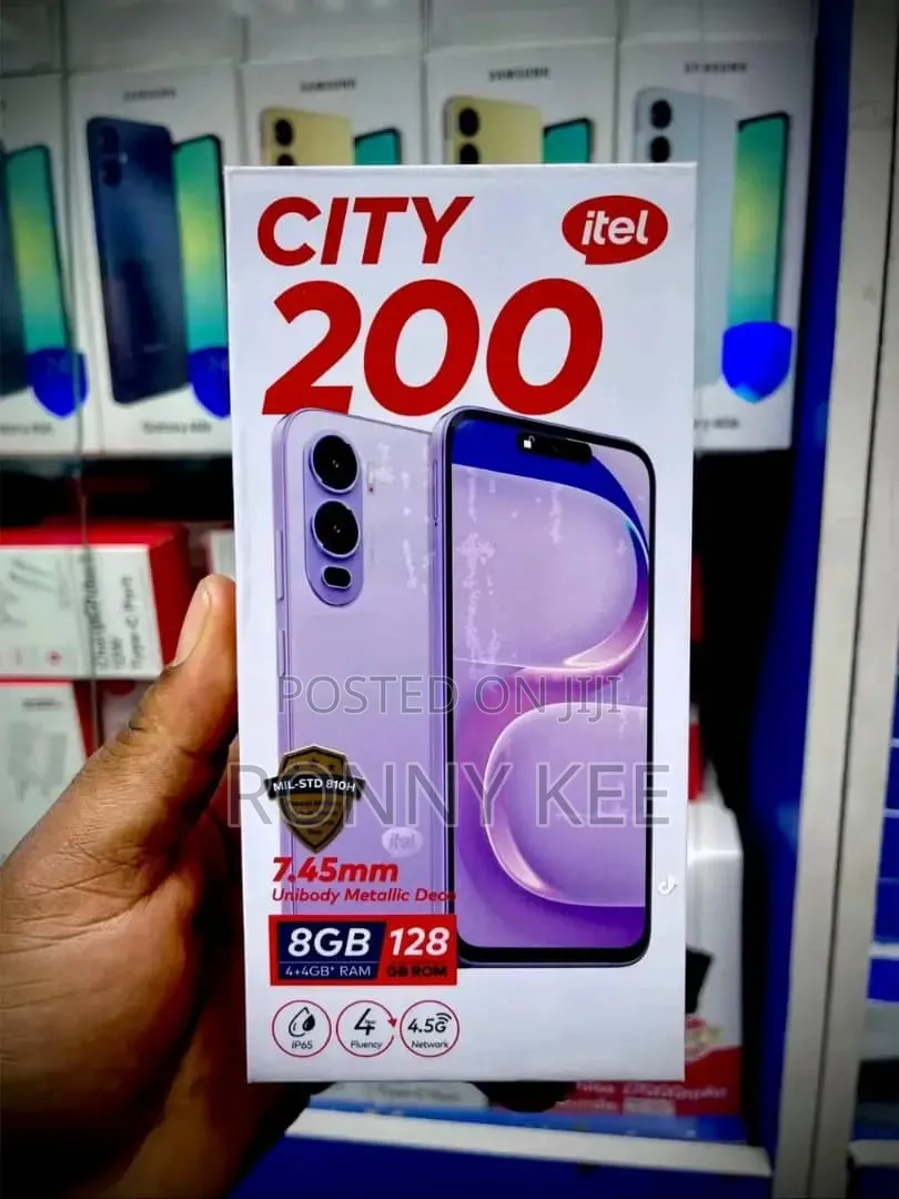New Itel City 200 128 GB Gold