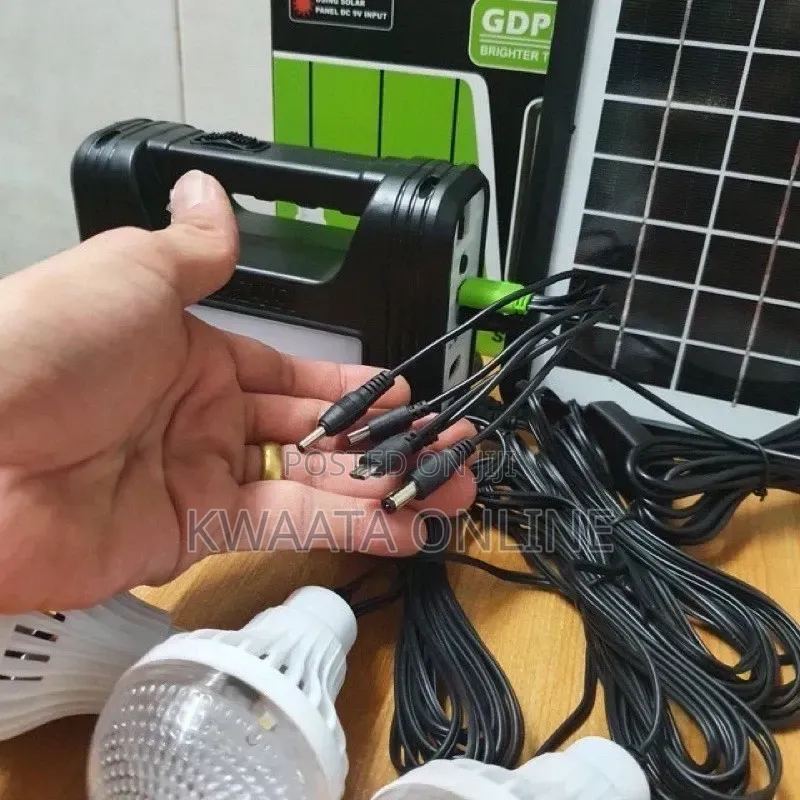 GD7 Plus Solar Lighting System, Portable All-in-One Solar Kit