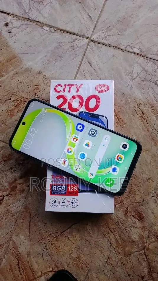 New Itel City 200 128 GB Silver