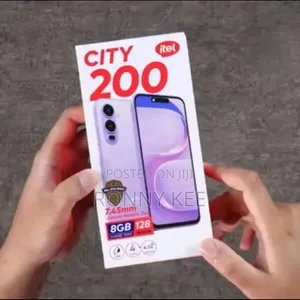 New Itel City 200 128 GB Silver