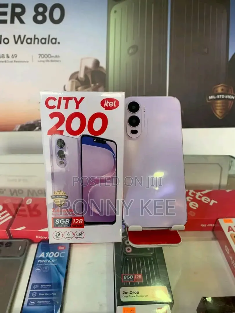 New Itel City 200 128 GB Pink